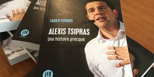 Το εξώφυλλο του βιβλίου για τον Αλέξη Τσίπρα/Φωτό twitter του συγγραφέα