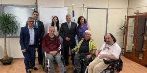 Ο Γιώργος Πατούλης συναντήθηκε με τον Πανελλήνιο Σύλλογο Παραπληγικών