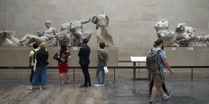 Γλυπτά Παρθενώνα κόσμος βρετανικο μουσείο