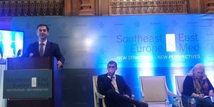 Ομιλία του υπουργού Τουρισμού, Χάρη Θεοχάρη στην Ουάσιγκτον