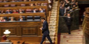 Εικόνα από το ισπανικό κοινοβούλιο εν όψει εκλογών