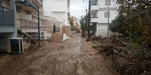 Μεγάλες καταστροφές στη Θάσο από την κακοκαιρία