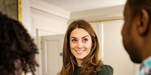 Η Κέιτ Μίντλετον με πράσινο φόρεμα