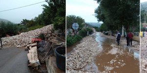 Μεγάλες καταστροφές από την κακοκαιρία «Βικτώρια» στην Κεφαλονιά