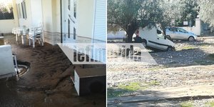 Η απόλυτη καταστροφή στην Κινέτα μετά το πέρασμα του Γυρηόνη