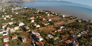 Η Κινέτα μετά τις πλημμύρες από ψηλά