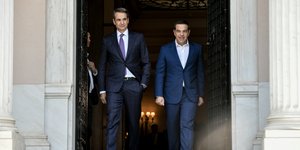 Κυριάκος Μητσοτάκης και Αλέξης Τσίπρας