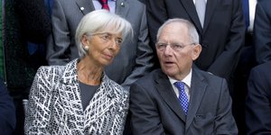 Κριστίν Λαγκάρντ και Βόλφγκανγκ Σόιμπλε