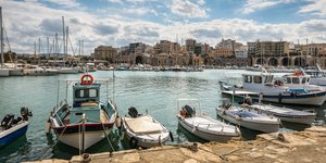 Βάρκες στο λιμάνι του Ηρακλείου
