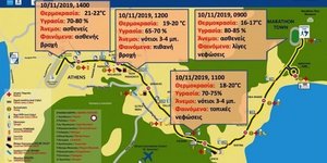 μαραθώνιος η διαδρομή