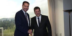 Μιλτιάδης Βαρβιτσιώτης και Στέφαν Μάγιερ