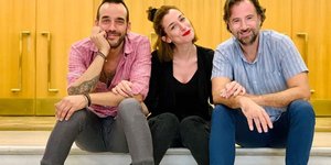 Πάνος Μουζουράκης, Μαρίζα Ρίζου, Κωστής Μαραβέγιας