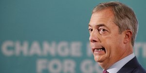 Ο ηγέτης του κόμματος του Brexit, Νάιτζελ Φάρατζ