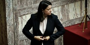 Η υπουργός Παιδείας, Νίκη Κεραμέως