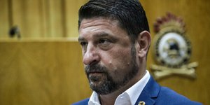 Ο γενικός γραμματέας Πολιτικής Προστασίας, Νίκος Χαρδαλιάς
