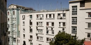 Εικόνα από το κτίριο του νοσοκομείου παίδων