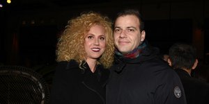 Ο Ορέστης Τζιόβας και η Κατερίνα Φλώρου
