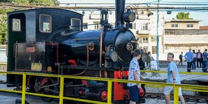 Από το σιδηροδρομικό μουσείο του ΟΣΕ στον Πειραιά