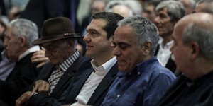 Πάνος Σκουρλέτης, Αλέξης Τσίπρας, Βασίλης Βασιλικός
