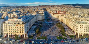 Πλατεία Αριστοτέλους από ψηλά