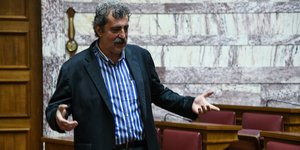 Ο Παύλος Πολάκης στη Βουλή