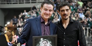 Ο Ρικ Πιτίνο με τον Δημήτρη Γιαννακόπουλο