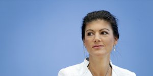 Η πρώην επικεφαλής της Κοινοβουλευτικής Ομάδας της Αριστεράς της Γερμανίας, Σάρα Βάγκενκνεχτ