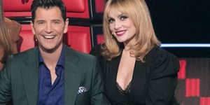 Ο Σάκης Ρουβάς και η Ελεονώρα Ζουγανέλη στο The Voice