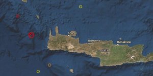 Ισχυρός σεισμός ανοιχτά της Κρήτης