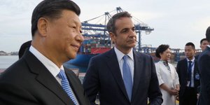 Οι δύο ηγέτες στην Cosco