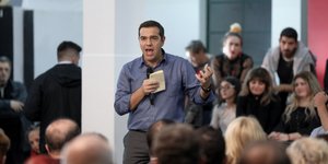 Ο Τσίπρας σε ομιλία του στη Νίκαια