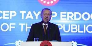 Ρετζέπ Ταγίπ Ερντογάν σε ομιλία