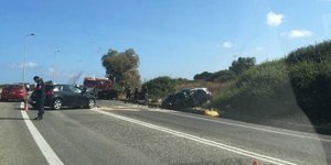 Σοβαρό τροχαίο στην Πύργου - Πατρών -Δύο τραυματίες