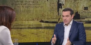 Ο Αλέξης Τσίπρας στο κεντρικό δελτίο ειδήσεων του Open