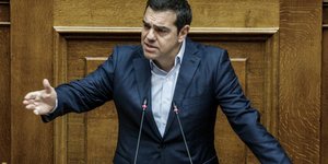 Ο Αλέξης Τσίπρας στην ομιλία του στη Βουλή για τη Συνταγματική Αναθεώρηση 