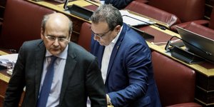 Ο υπουργός Ενέργειας Κ. Χατζηδάκης στη βουλή