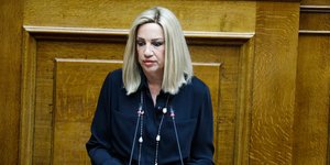 Η Φώφη Γεννηματά στη Βουλή