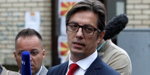 Ο πρόεδρος της Βόρειας Μακεδονίας Στέβο Πενταρόφσκι