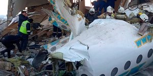 Εικόνα από το σημείο της συντριβής