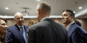 Ο Νίκος Δένδιας στις Βρυξέλλες 