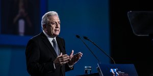 Δημήτρης Αβραμόπουλος μιλάει