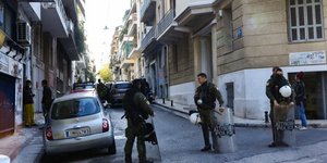 Από την αστυνομική επιχείρηση, σήμερα, στα Εξάρχεια