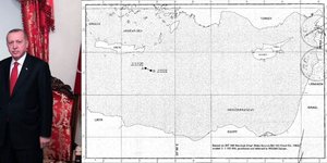 Ερντογάν Λίβυος, χάρτης