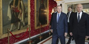Ο Ερντογάν με τον Τυνήσιο ομόλογό του