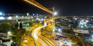 Γερανός σε εργοτάξιο