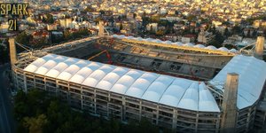 Drone πάνω από το νέο γήπεδο της ΑΕΚ στη Νέα Φιλαδέλφεια