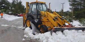 Καιρός - χιονιάς στις Αφίδνες