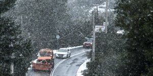 Κακοκαιρία Ζηνοβία χιονιάς Καπανδρίτι