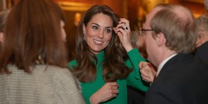 Η Κέιτ Μίντλετον με πράσινο φόρεμα 