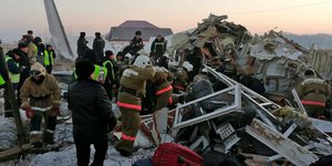 Εικόνα από το σημείο της συντριβής